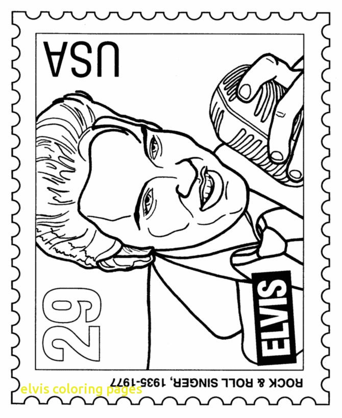 670x820 Elvis Coloring Pages With Elvis Presley Clipart Elvis Presley