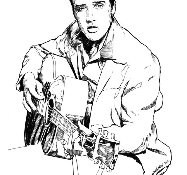 640x600 Elvis Coloring Pictures Awesome Elvis Coloring Pages For Coloring
