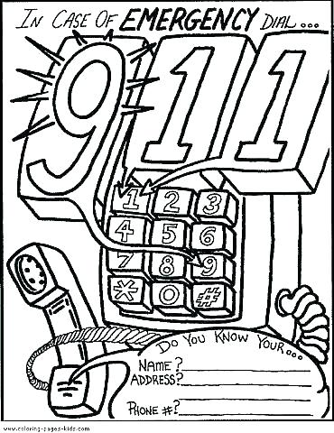 Emergency Coloring Pages 370x480 Emergency Coloring Pages