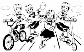 320x200 Wiggles Coloring Pages Printable Image