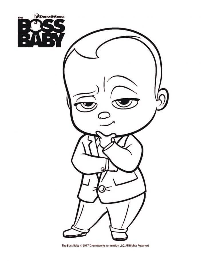 702x908 Top 10 The Boss Baby Coloring Pages Jefe