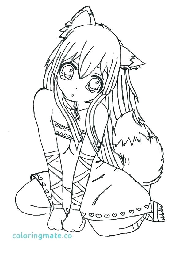 Emo Girl Coloring Pages