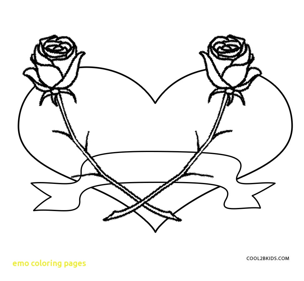 971x900 Fascinating Emo Coloring Pages Wkwedding Co