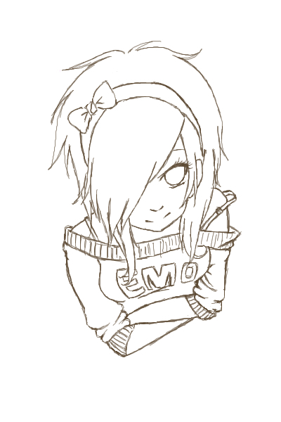 Emo Coloring Pages Printable Coloring Pages 400x600 Emo Coloring Pages Printable Coloring Pages
