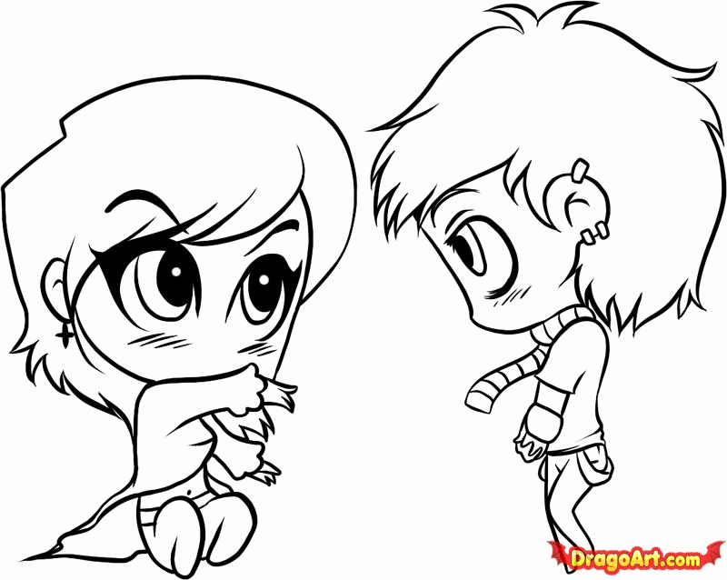 Emo Love Coloring Pages at GetColorings.com | Free printable colorings ...