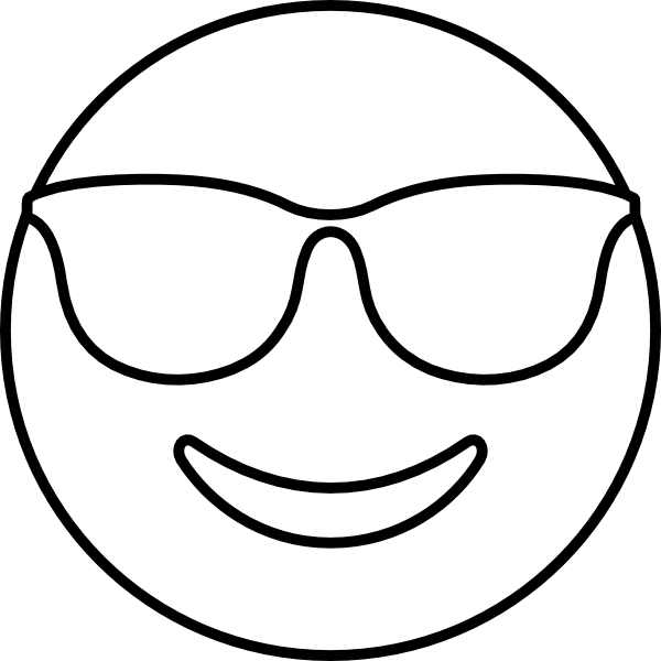 600x600 Emoji Faces Coloring Pages Liberal Emoji Coloring Pages Smiling