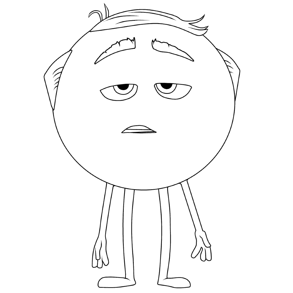 The Emoji Movie Mel Meh Coloring Pages Free Movie Coloring Pages 1024x1024 The Emoji Movie Mel Meh Coloring Pages Free Movie Coloring Pages