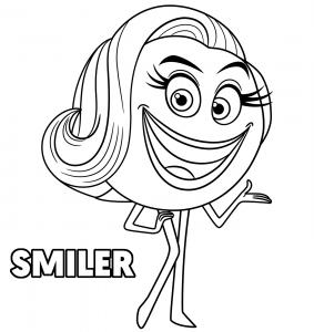 283x300 20 Amazing The Emoji Movie Coloring Pages