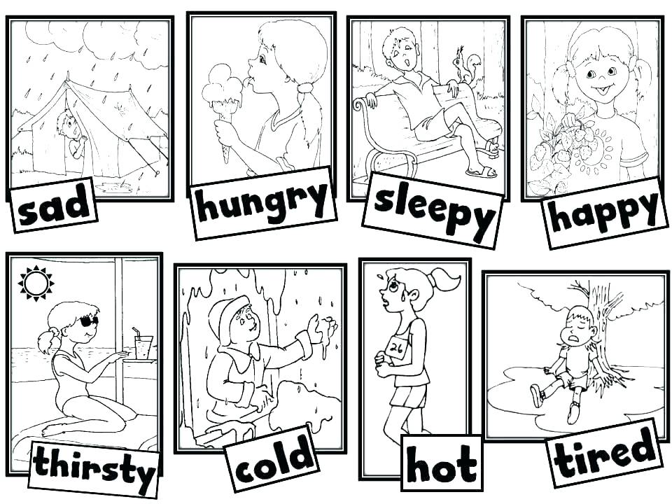 960x720 Emotion Coloring Pages Coloring Pages Emotions Feelings Coloring