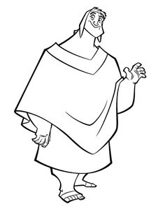 236x305 Kuzco The Emperor, The Emperor's New Groove Color Page, Disney
