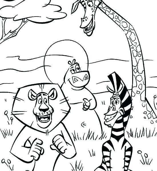 550x600 Madagascar Coloring Pages Free Penguin Coloring Pages The Emperor