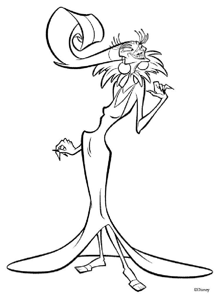 750x1000 The Emperor's New Groove Coloring Pages. Download And Print