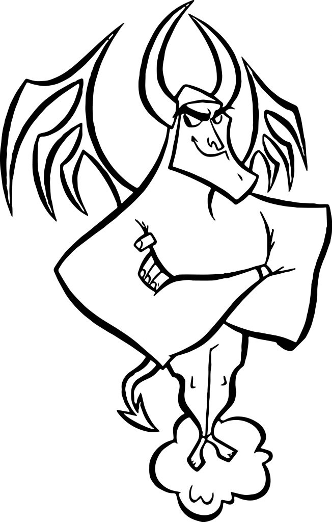 652x1024 The Emperor New Groove Disney Devil Coloring Pages Wecoloringpage