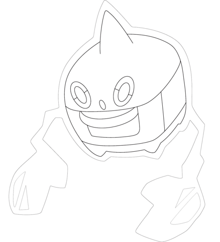 Weavile Coloring Page 438x480 Weavile Coloring Page