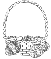 Empty Easter Basket Coloring Pages Color Bros 205x236 Empty Easter Basket Coloring Pages Color Bros