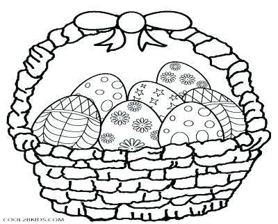 Easter Basket Coloring Pages 400x322 Easter Basket Coloring Pages
