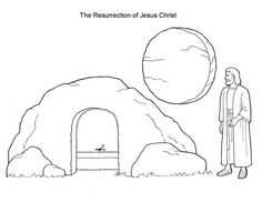 Empty Tomb Coloring Page at GetColorings.com | Free printable colorings ...