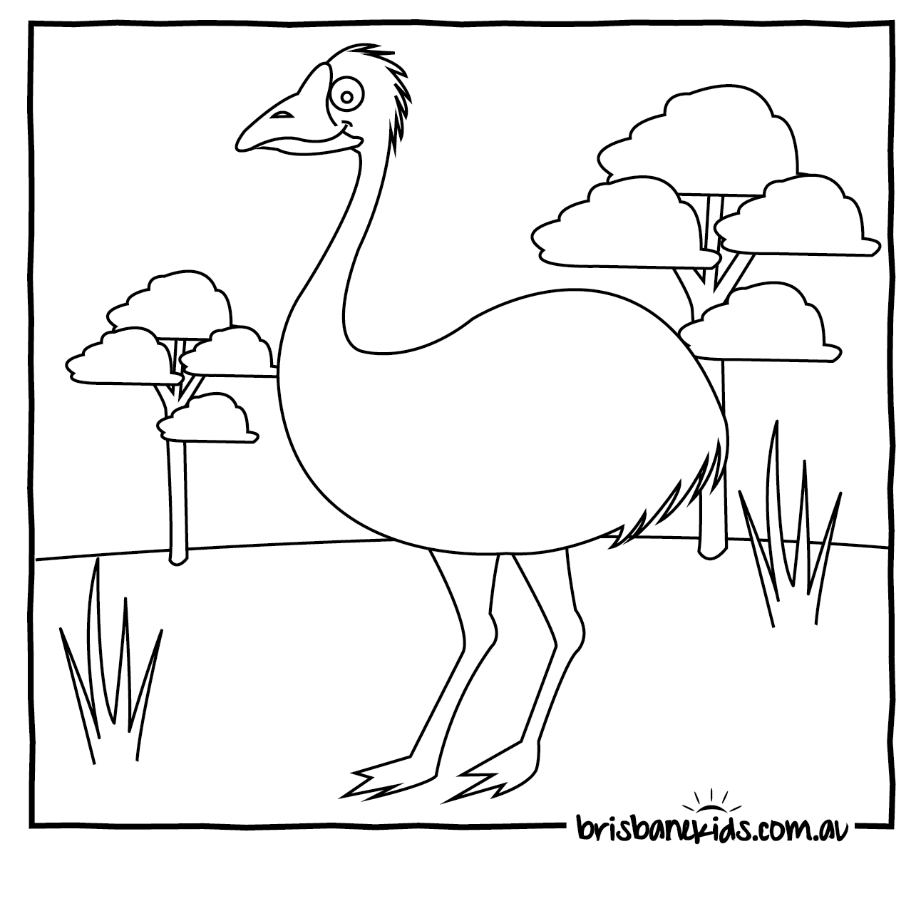 Australian Animals Colouring Pages Brisbane Kids 1292x1292 Australian Animals Colouring Pages Brisbane Kids
