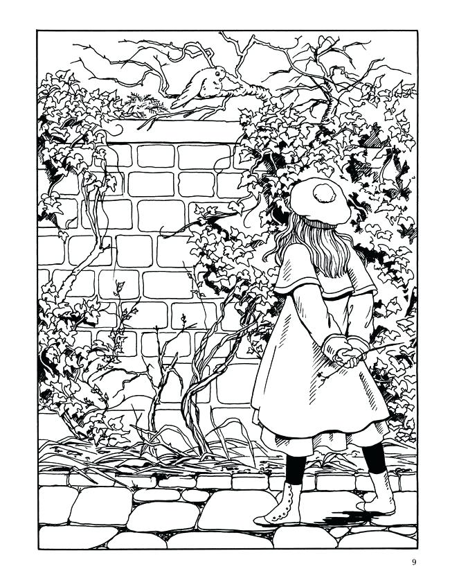 650x847 Garden Coloring Pages Coloring Pages For Kids Man Takes Care