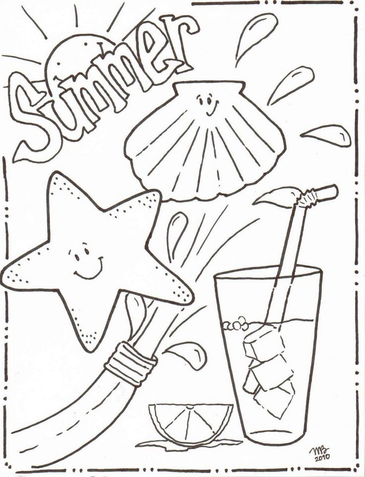 End Of The Year Coloring Pages