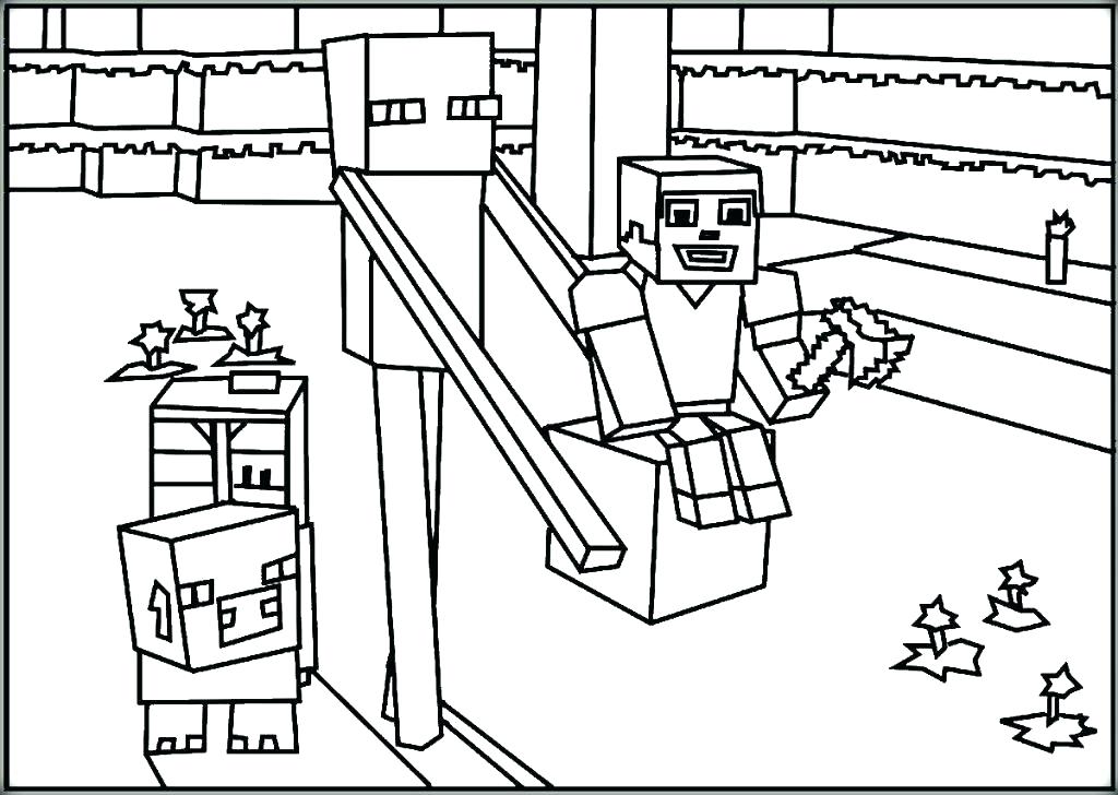 1024x728 Minecraft Coloring Pages Ender Dragon An Dragon Ride By Coloring