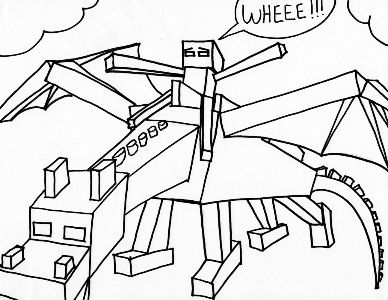 1295x1000 Refundable Minecraft Mutant Zombie Coloring Pages Bltidm