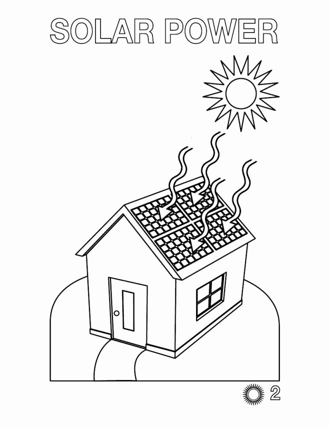 Solar Energy Coloring Pages 660x854 Solar Energy Coloring Pages