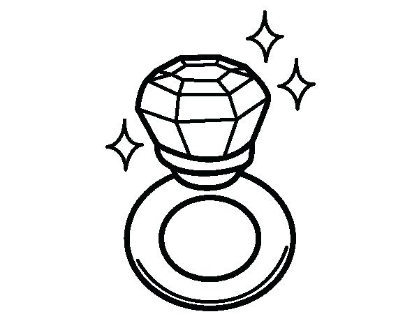600x470 Diamond Coloring Pages Ring Coloring Pages Diamond Ring Coloring