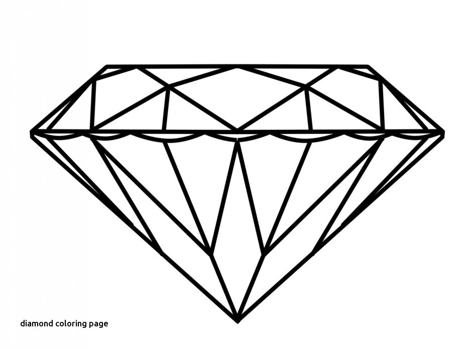 940x695 Diamond Ring Coloring Page For Diamond Coloring Page