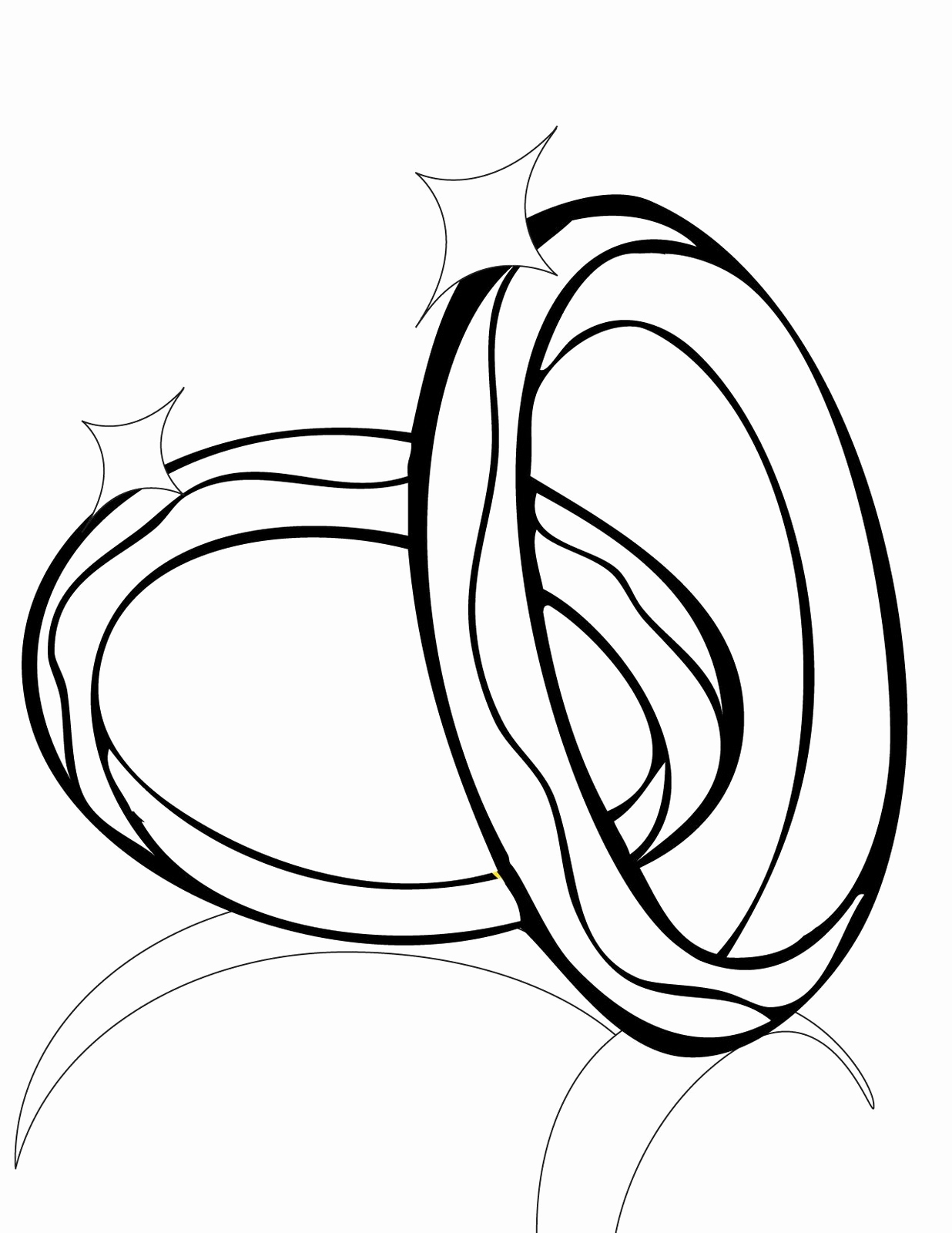 1236x1600 Drawings Of Wedding Rings Lovely Easy Wedding Ring Coloring Pages