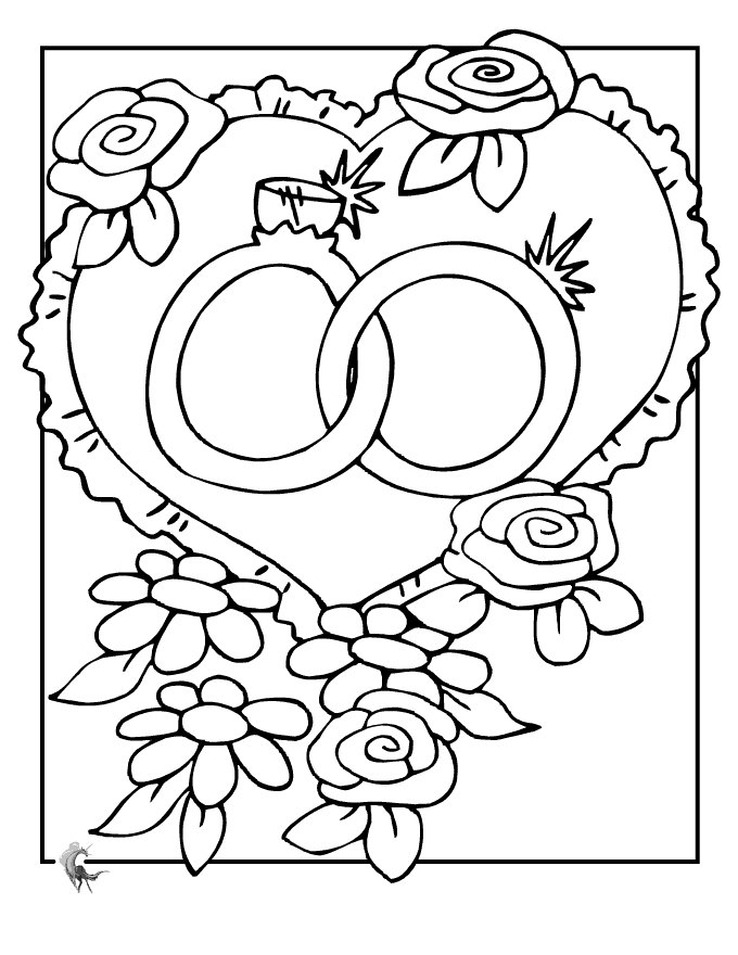 680x880 Wedding coloring pages for kids downloadable 12 Wedding