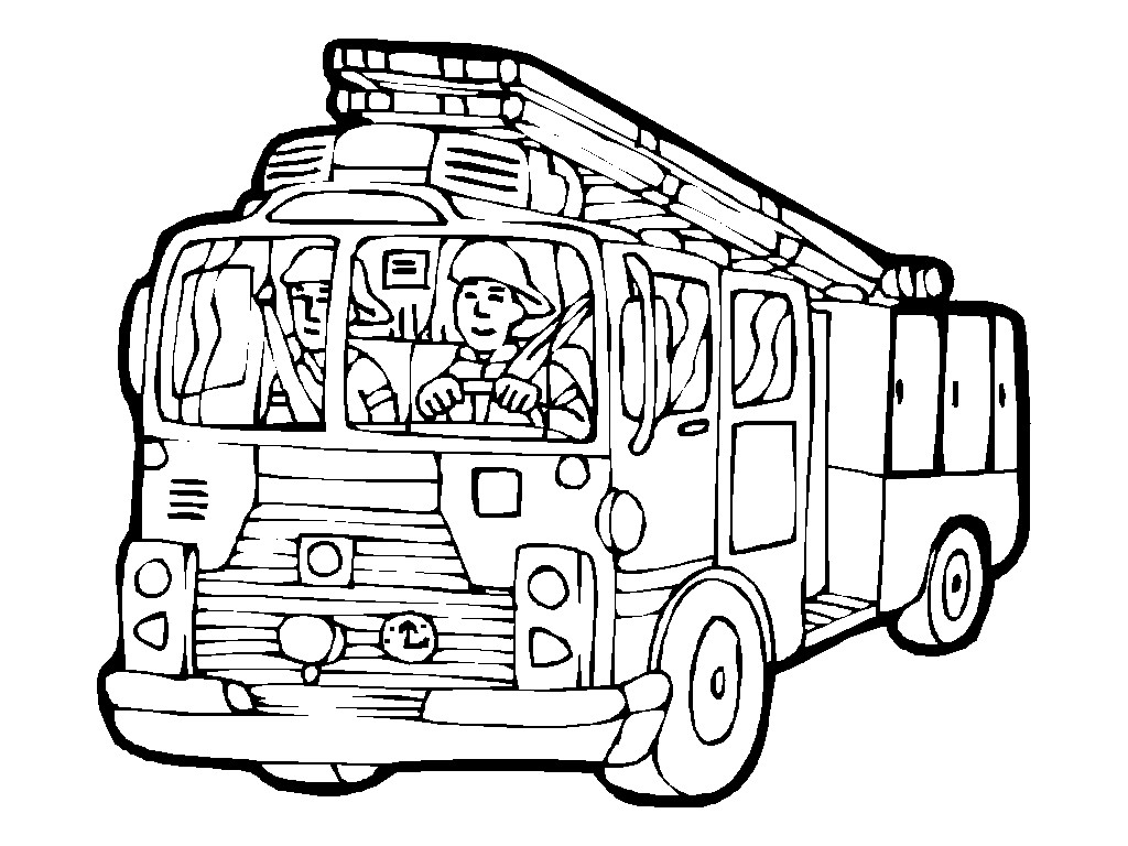 Fire Engine Coloring Page Printable Fire Engine Coloring Pages 1024x768 Fire Engine Coloring Page Printable Fire Engine Coloring Pages
