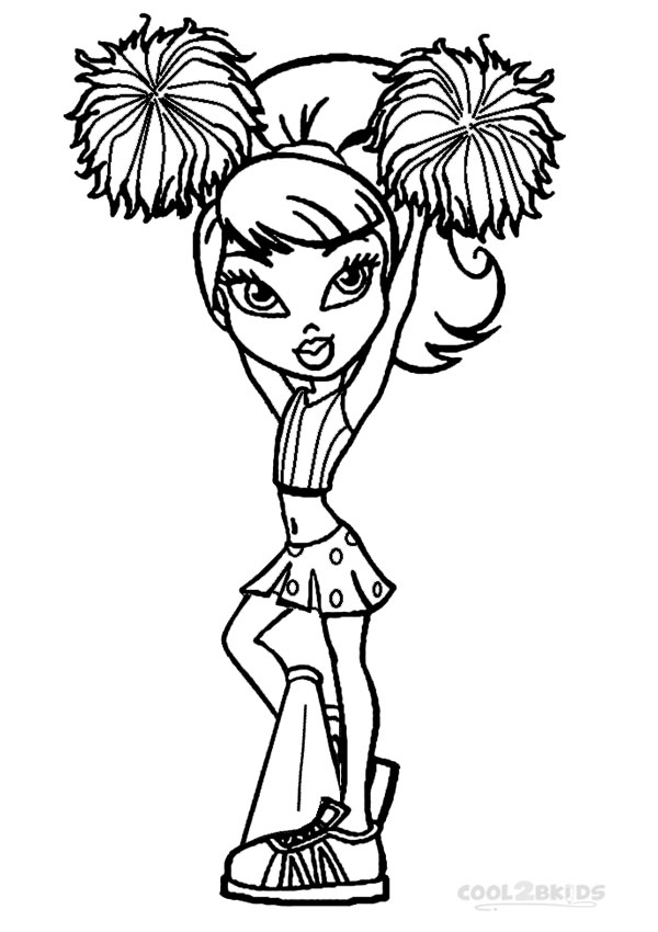 600x850 Printable Cheerleading Coloring Pages For Kids Cool2bkids