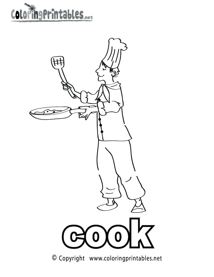 736x952 English Coloring Pages Cook Coloring Page A Free Coloring