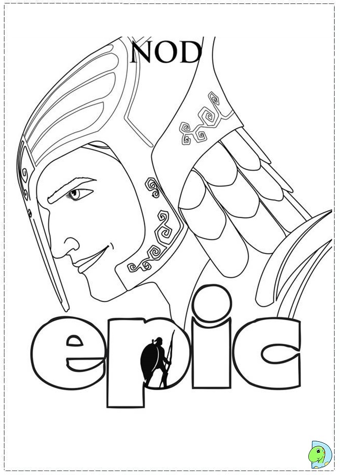 691x960 Epic Movie Coloring Pages