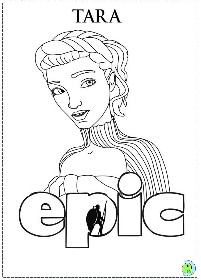 691x960 Queen Tara In Epic Colouring Pages, Epic Colouring Pages