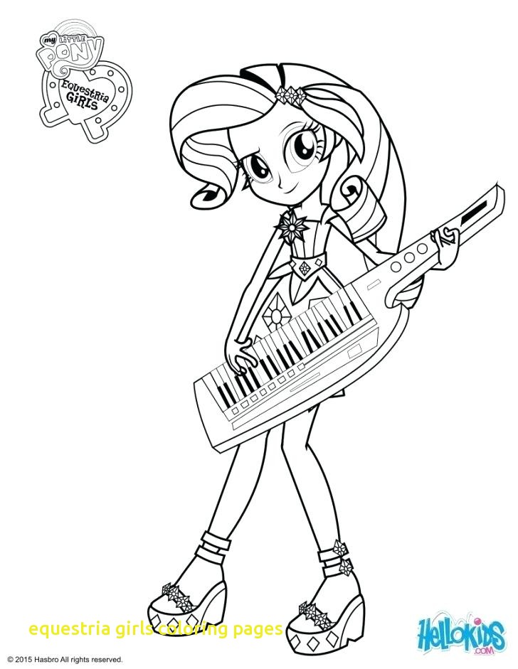 728x941 Equestria Girls Coloring Pages With My Little Pony Equestria