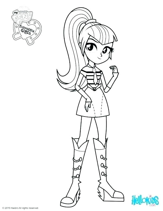 618x800 My Little Pony Equestria Girl Coloring Pages Icontent