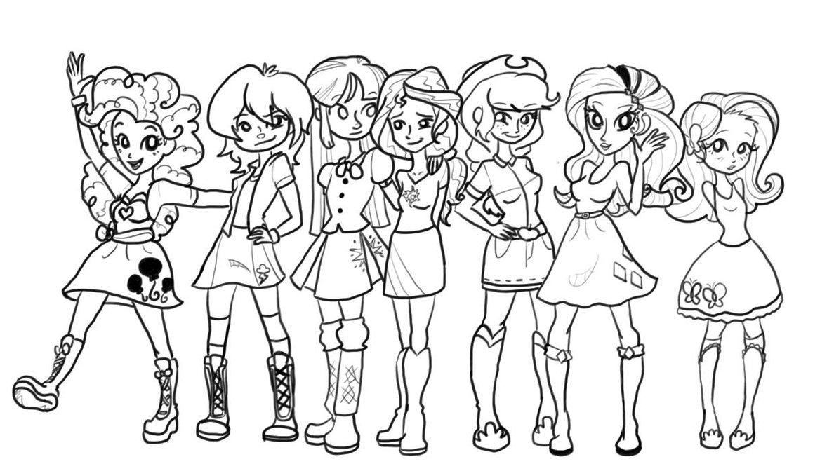 1188x672 Equestria Girls Coloring Pages Elegant Awesome My Little Pony