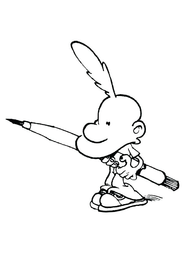 600x831 Elf On The Shelf With Pencil Coloring Page Free Printable Coloring