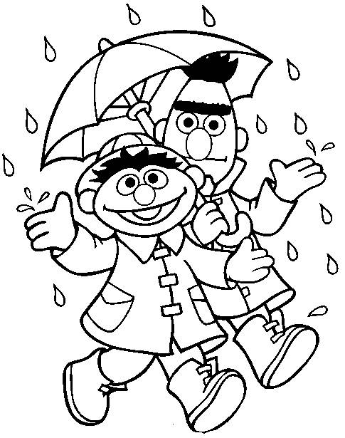 485x615 8 Pics Of Bert And Ernie Coloring Pages