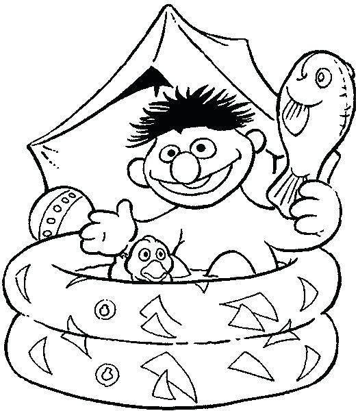 Ernie Coloring Pages And Bert And Ernie Coloring Pages To Print 523x600 Ernie Coloring Pages And Bert And Ernie Coloring Pages To Print