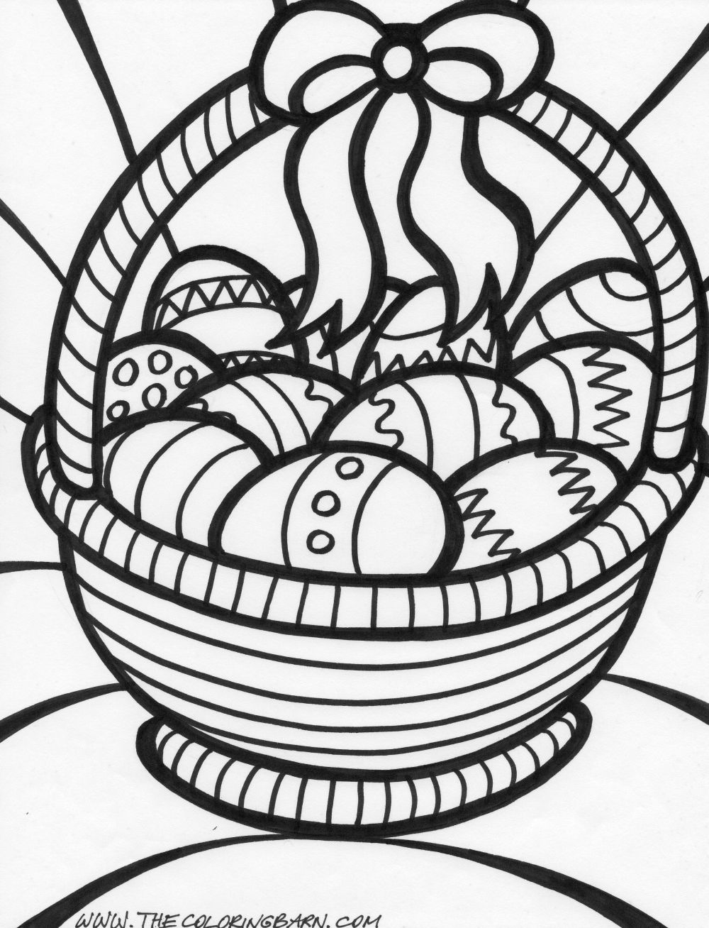 Easter Basket Coloring Page Amp Coloring Book 1000x1308 Easter Basket Coloring Page Amp Coloring Book