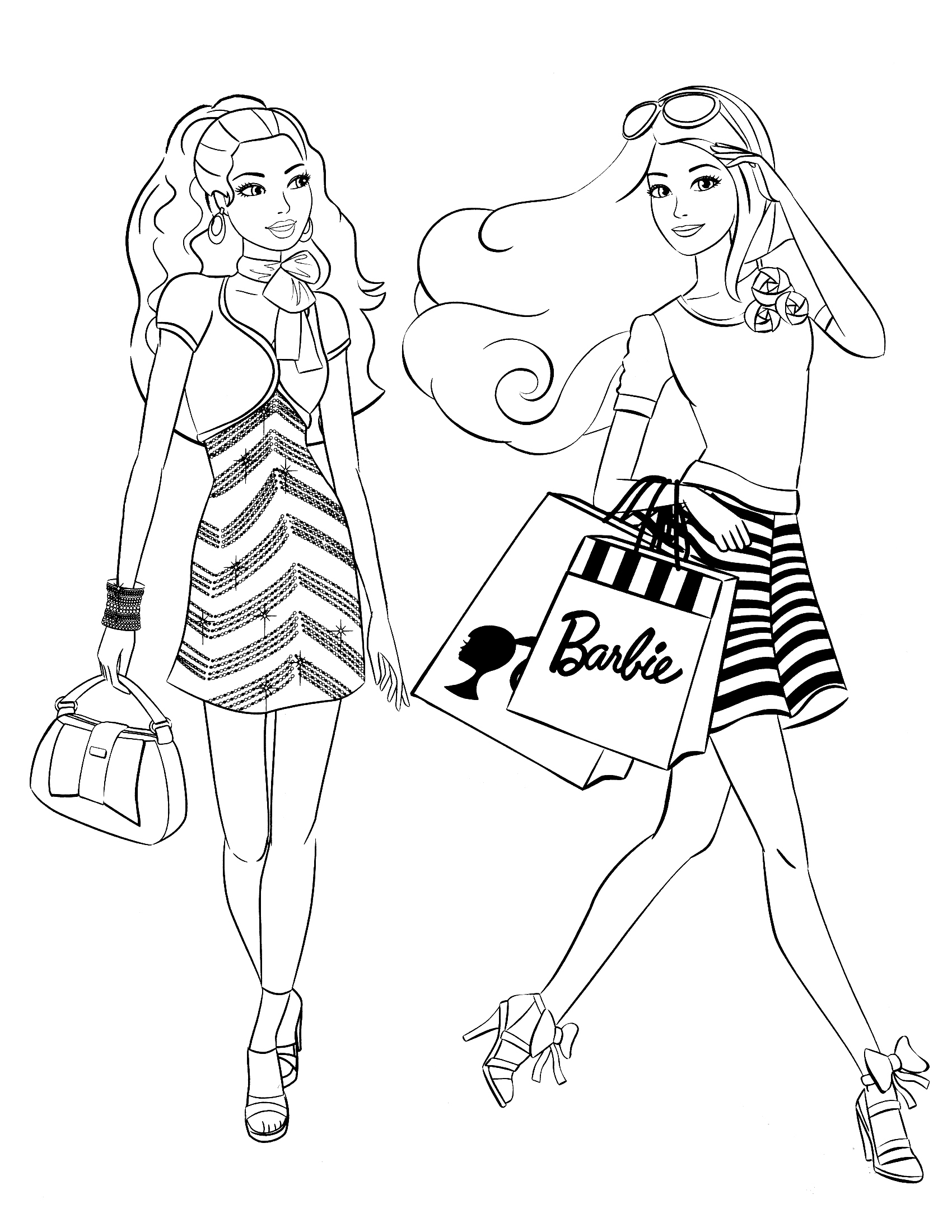 Coloring Pages Girls Shoping Printable Coloring Pages 1700x2200 Coloring Pages Girls Shoping Printable Coloring Pages