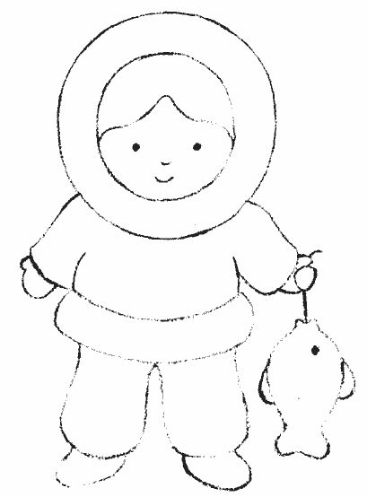 Eskimo Coloring Pages