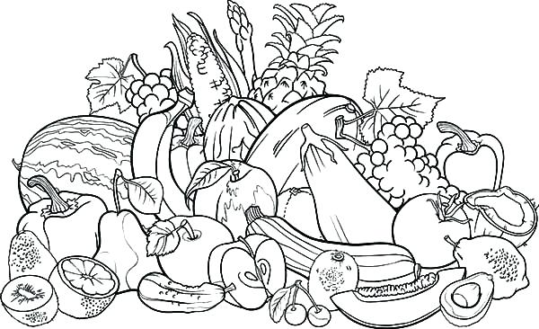 Fruit Coloring Pages Esl Picture Of Fruits Harvests And Vegetables 600x366 Fruit Coloring Pages Esl Picture Of Fruits Harvests And Vegetables