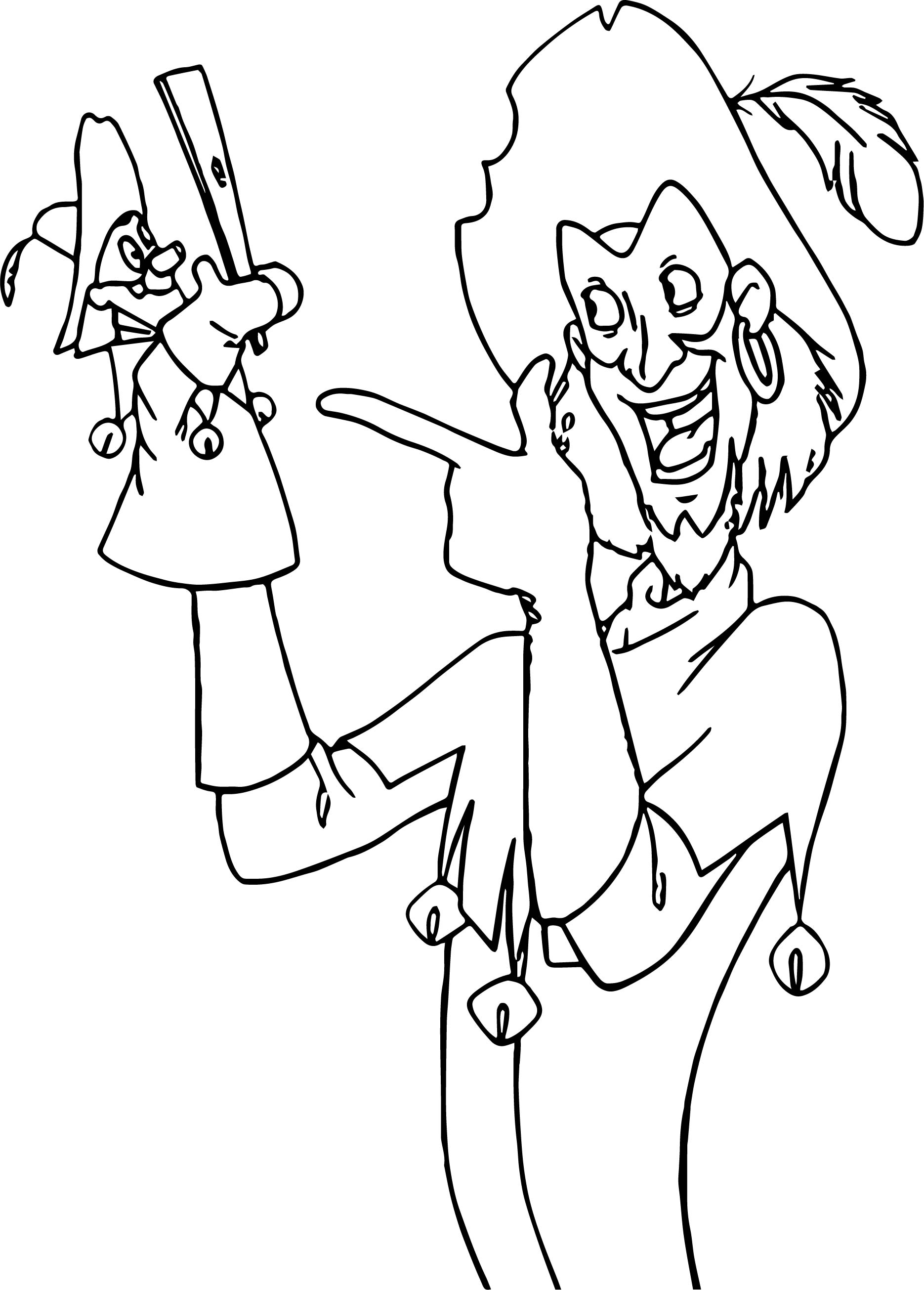 1870x2610 The Hunchback Of Notre Dame Clopin Pupet Coloring Page