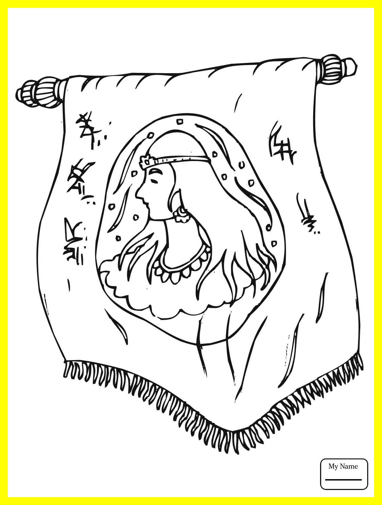 Esther Coloring Page 1276x1684 Esther Coloring Page