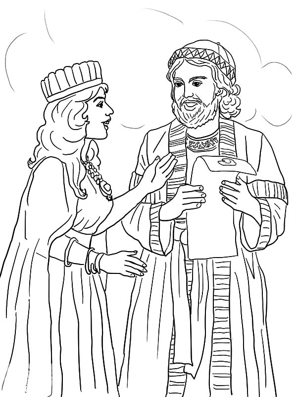 Queen Esther Coloring Page Coloring Pages 600x800 Queen Esther Coloring Page Coloring Pages