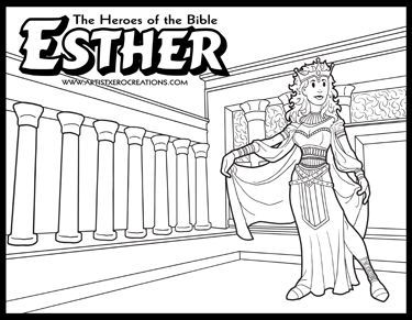 The Heroes Of The Bible Coloring Pages Esther Bible, Hero 375x291 The Heroes Of The Bible Coloring Pages Esther Bible, Hero
